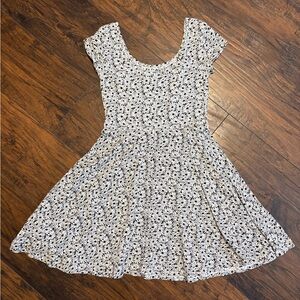Aeropostale Black and White Floral Dress